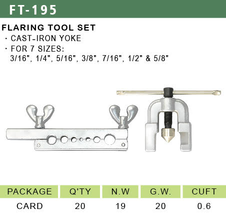 Flaring Tool Set